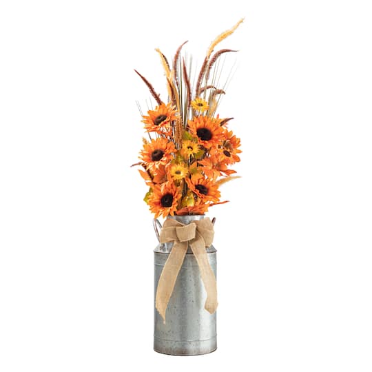 Glitzhome® 39.75" Fall Sunflower Leaf Potted Tree